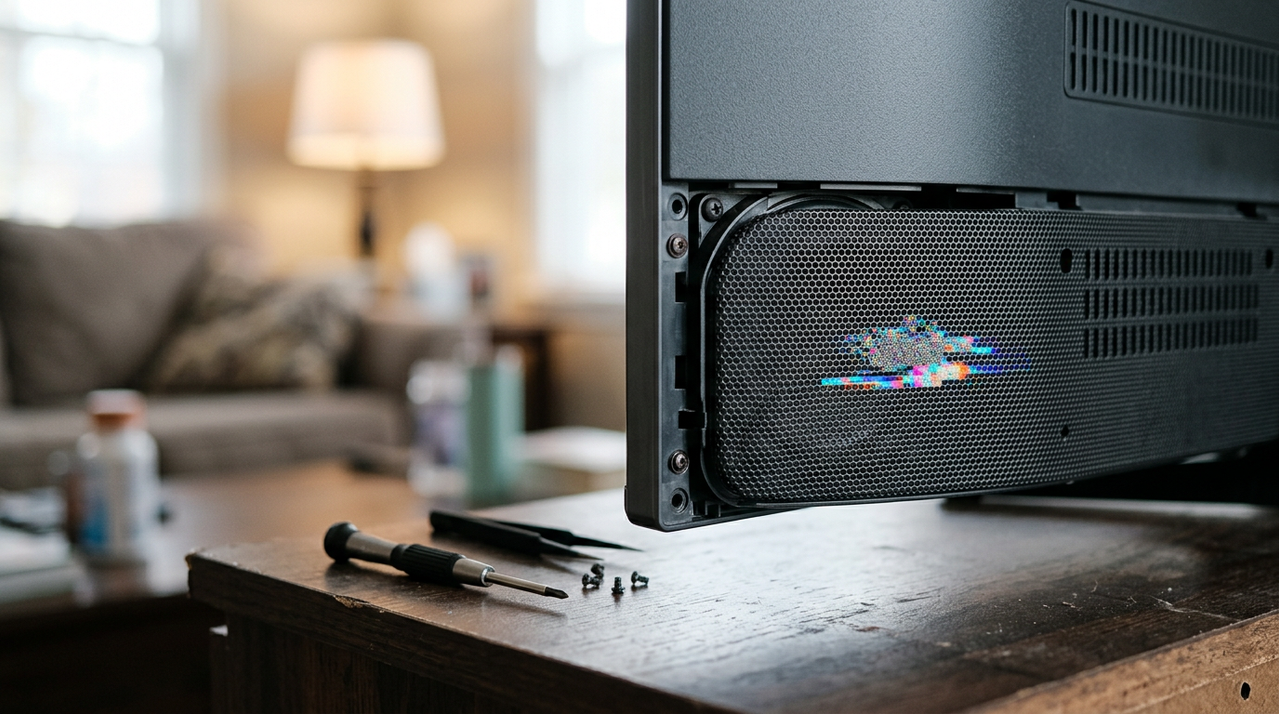 Треск и шипение в телевизоре в Саранске — диагностика звука