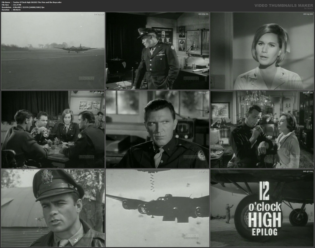 Twelve O'Clock High S01E03 The Men and the Boys.mkv