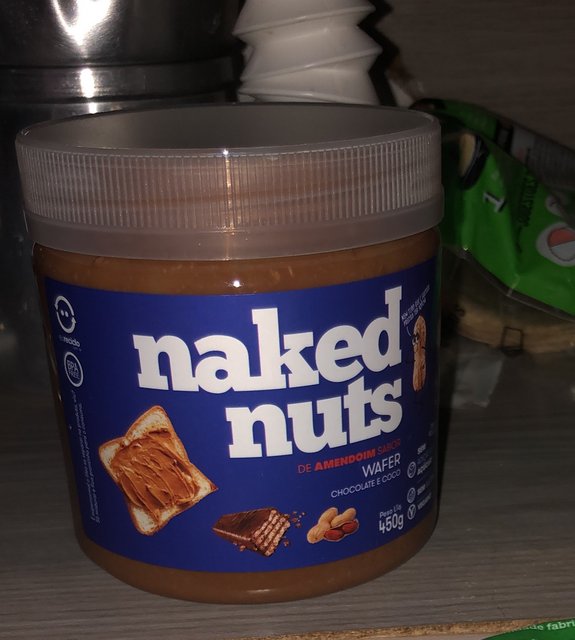 Pasta de Amendoim com Wafer de Chocolate (450g), Naked Nuts