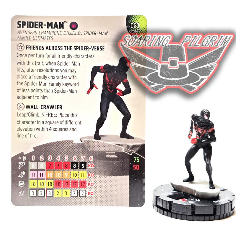 Marvel Heroclix SPIDER-MAN - 021 - UNCOMMON Spider-Verse Set #21