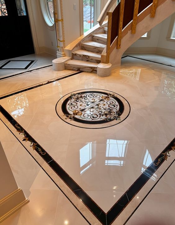 Classic Makrana Floor Art