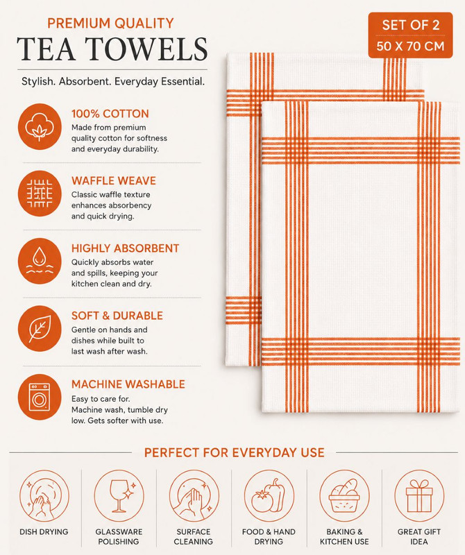 Tea Towel Color Range