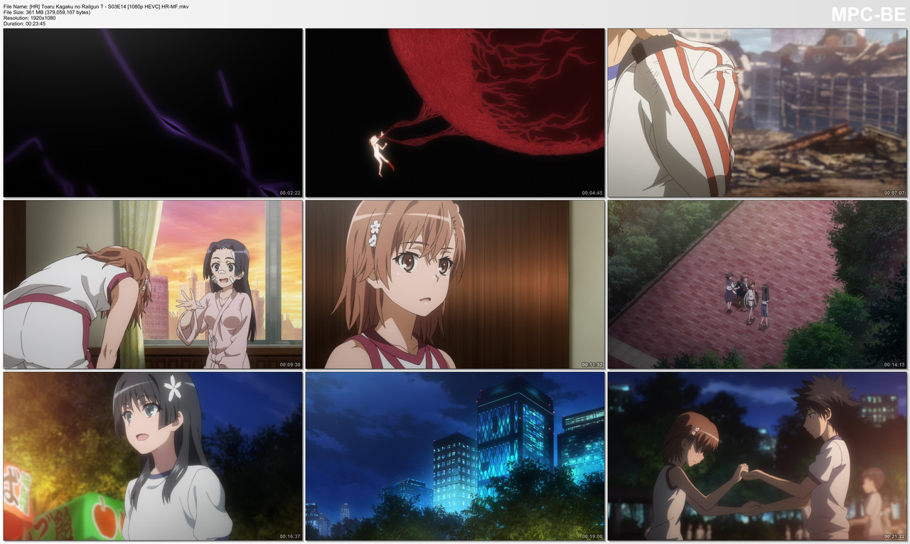 [HR] Toaru Kagaku no Railgun T - S03E14 [1080p HEVC] HR-MF.mkv_thumbs