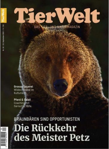 Cover: Tier Welt Das Tier und Natur-Magazin No 19 2022