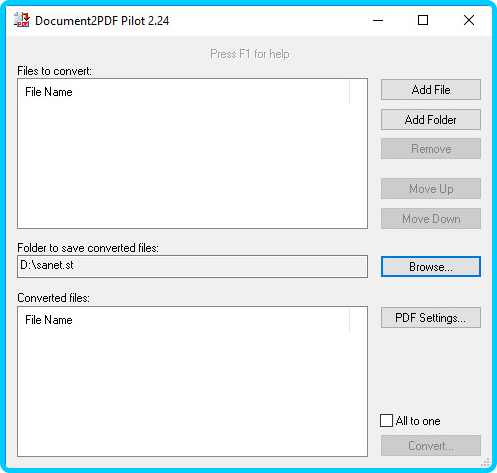 Document2PDF Pilot 2.27 Document2-PDF-Pilot-2-27