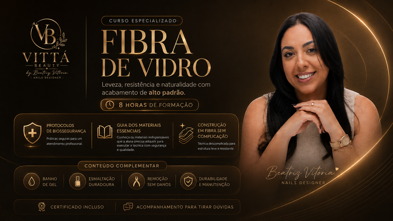 Curso Fibra de Vidro - Vittá Beauty