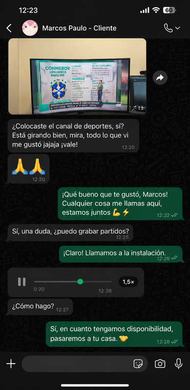 Evaluación de cliente