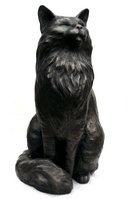 1-bronze-long-haired-cat-sculpture