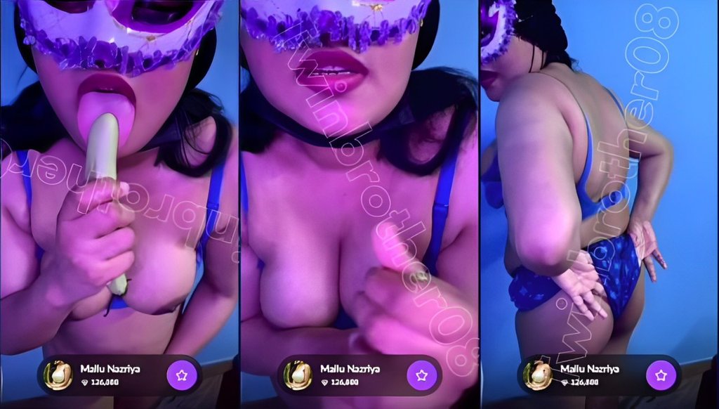 Tango Model Mallu Nazria BJ With Guy P02 Live Show