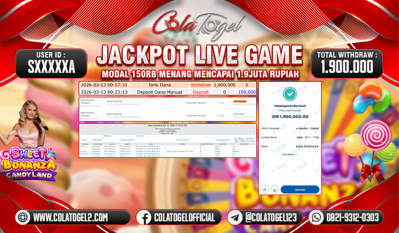 JACKPOT SLOT LIVE GAME!!