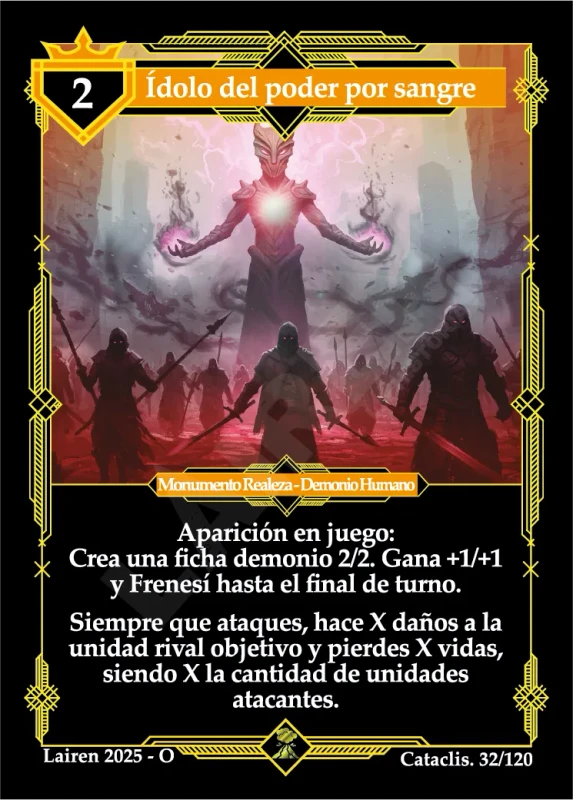 IDOLO DEL PODER POR SANGRE