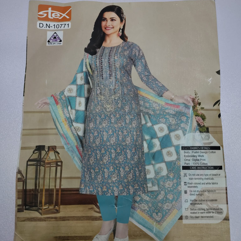 New Exclushive Collection High Qualitiey Cotton Printed Three Piece