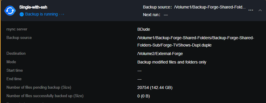 rsync with ssh