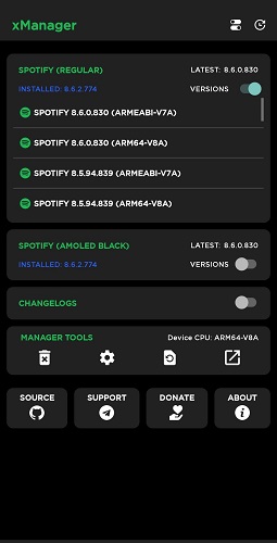 xManager (Spotify) Mod Apk 2