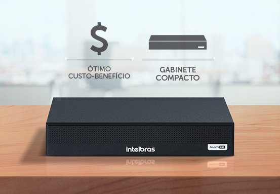 Gabinete compacto Intelbras MHDX 1104 C