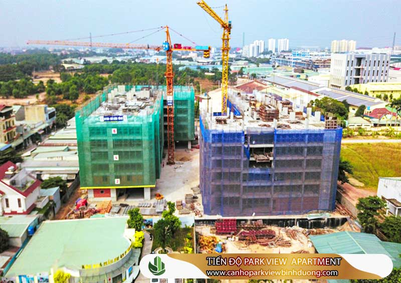 Tiến độ thi công xây dựng Parkview Apartment Bình Dương