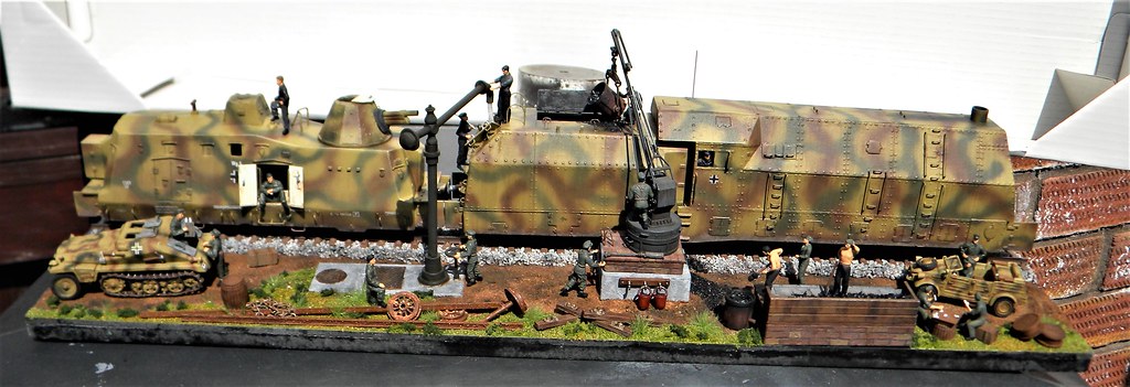 Trains blindes au 1/72eme Panzerzug-bp44