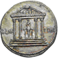 Glosario de monedas romanas. TEMPLO DE DIANA. 2
