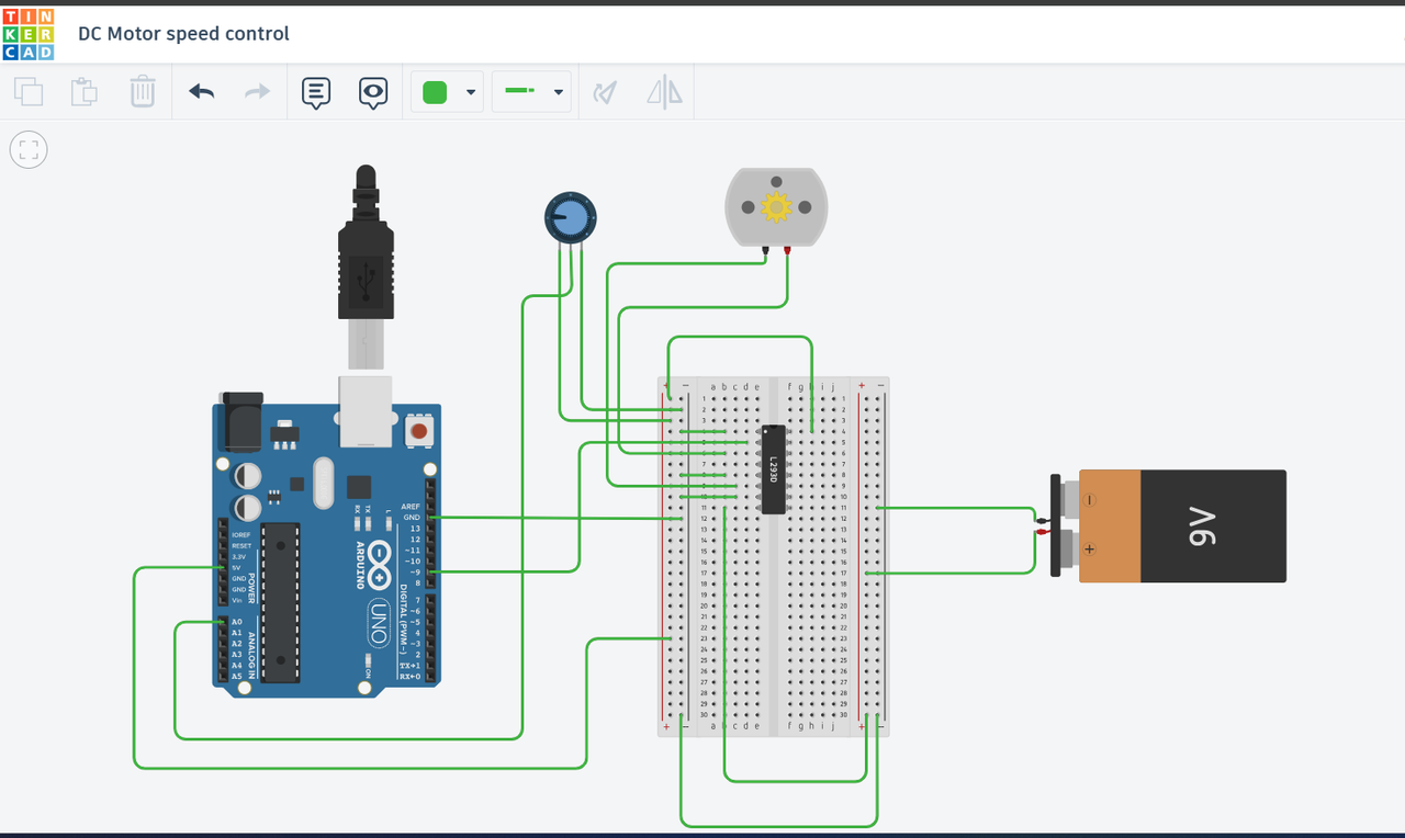 Tinkercad Circuit