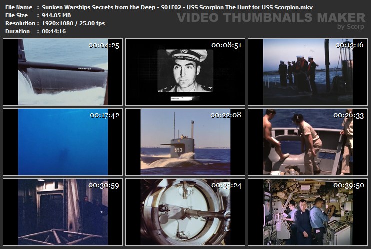Sunken Warships Secrets from the Deep - S01E02 - USS Scorpion The Hunt for USS Scorpion.mkv