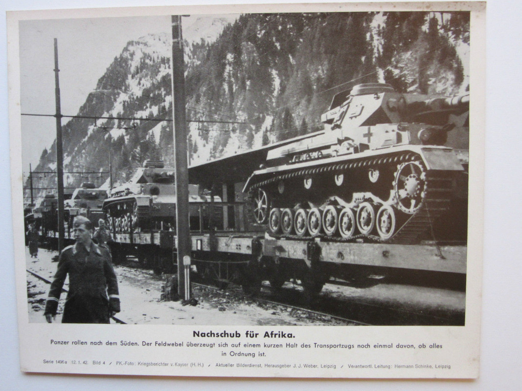 DAK Afrika NACHSCHUB FÜR AFRIKA PANZER