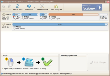 IM-Magic Partition Resizer 4.1.0