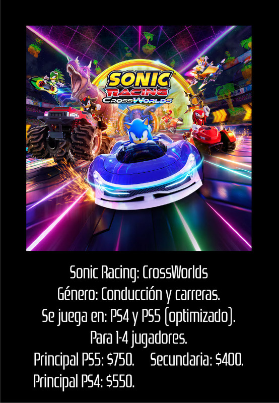 Sonic Racing Cross Worlds