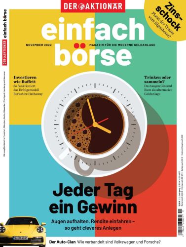 Cover: Der Aktionär einfach börse Magazin No 11 November 2022