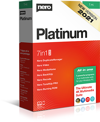 Nero Platinum 2021 Suite v23.0.1000 + Content Pack - Ita