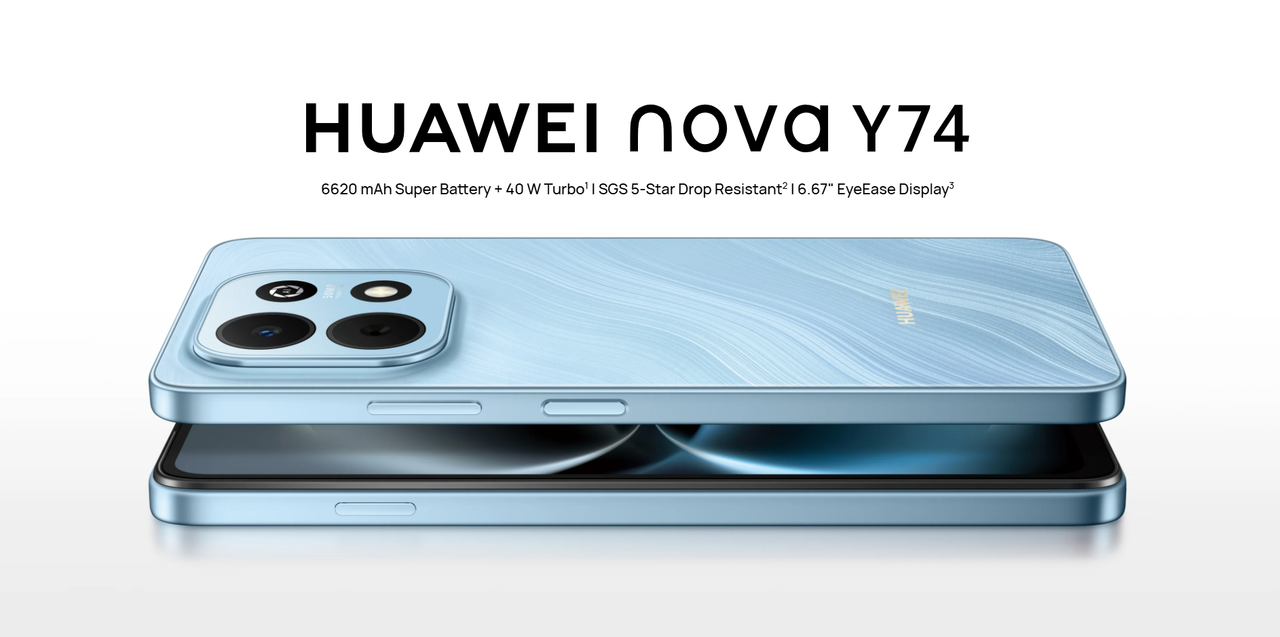 HUAWEI nova Y74 Hero Banner