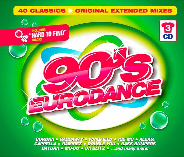 24/01/2023 - Va– 90's Eurodance (3 x CD, Compilation)(Blanco Y Negro  – MXCD 2567 (CD) R-4668913-1371828869-7984