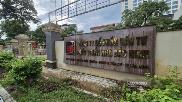 Trụ sở Công ty cổ phần đầu tư phát triển nhà Bắc Ninh. Ảnh: Trần Tuấn