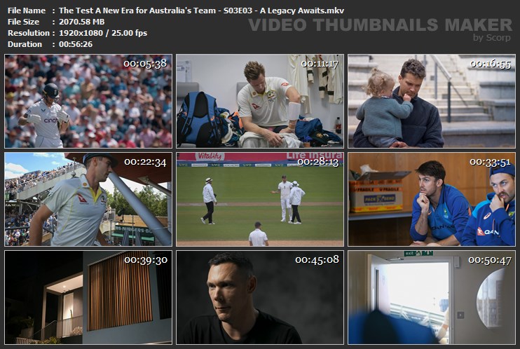 The Test A New Era for Australia's Team - S03E03 - A Legacy Awaits.mkv