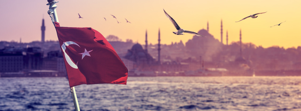 Vlag Turkije spoed