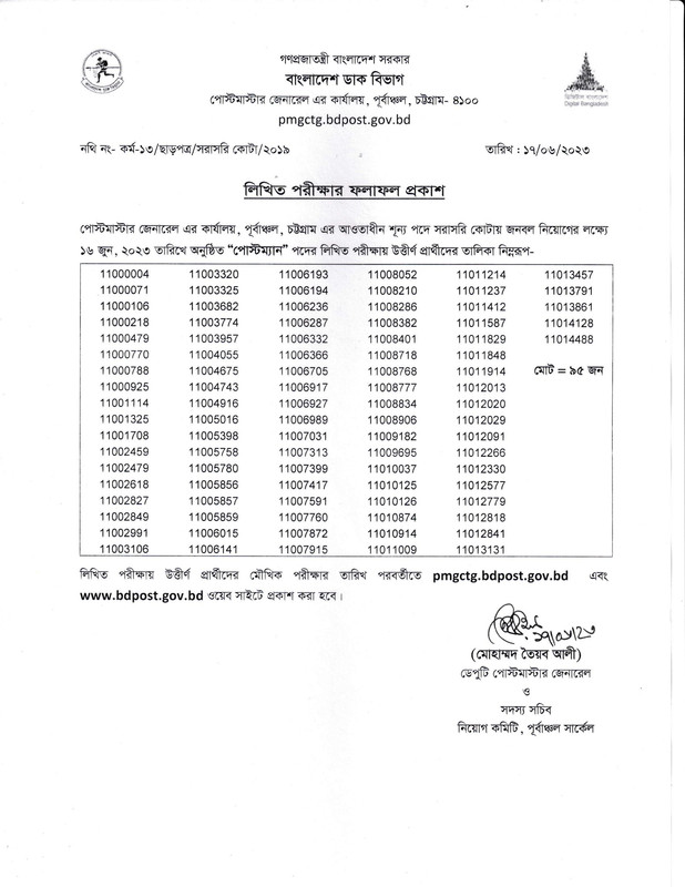 PMGEC-Postman-Exam-Result-2023-PDF