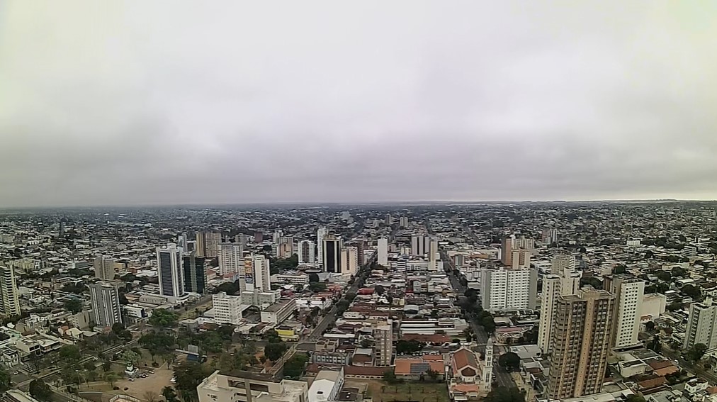 Campo Grande nesta manhã de domingo