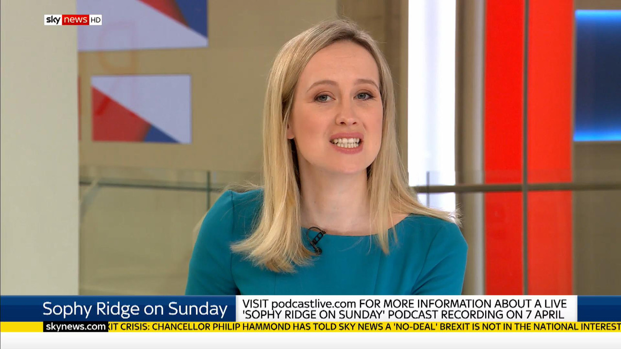 24 March - 09.00.00 - Sophy Ridge On Sunday. A new kind of polit