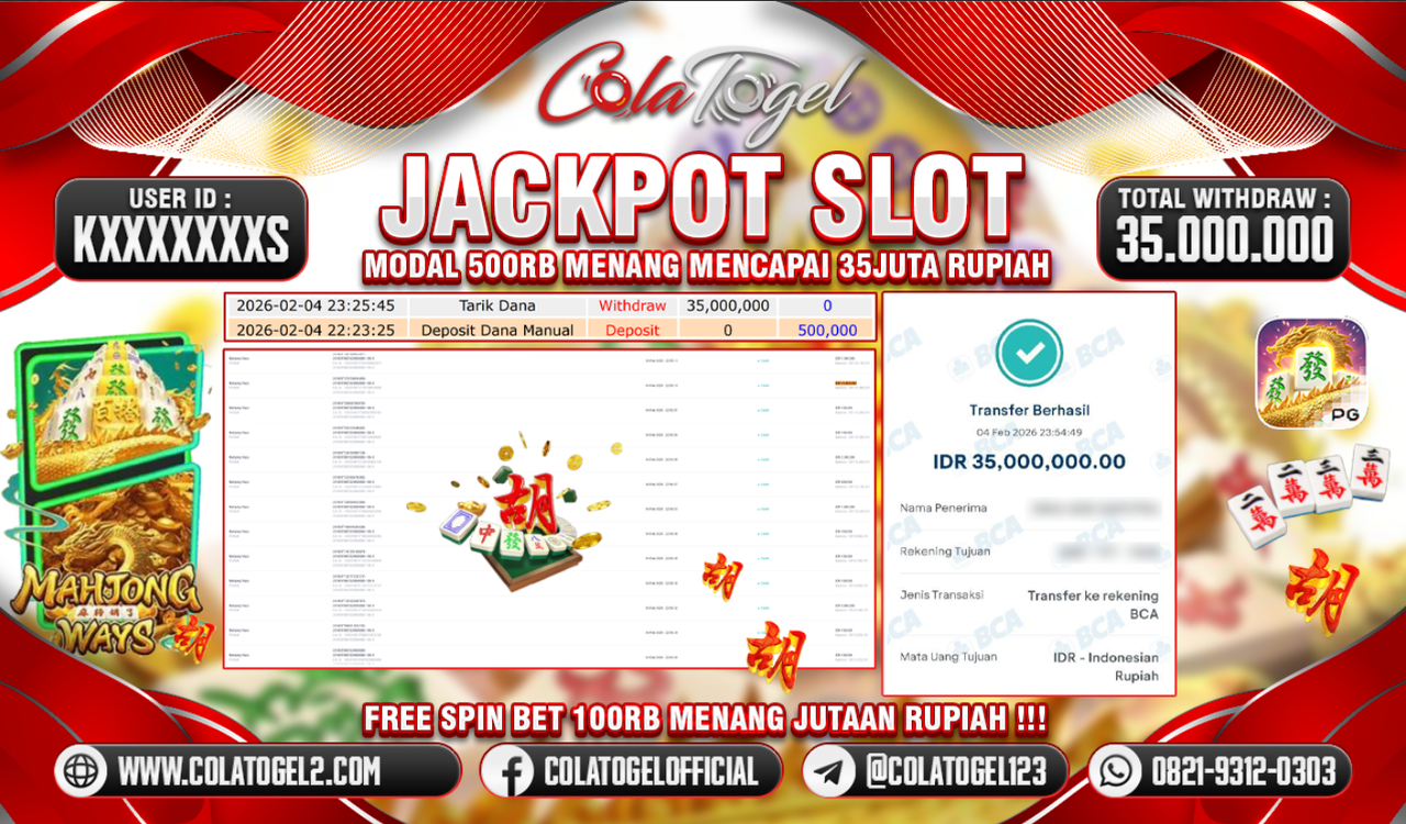 JACKPOT SLOT GACORR!!