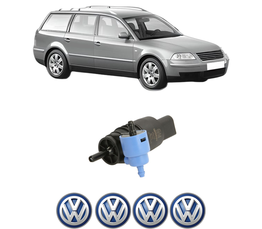 Pompa de apa spalare parbriz Volkswagen PASSAT B5.5 Variant (3B6) din 2000-2005, auto, Febi, 4x Stickere auto cu Volkswagen
