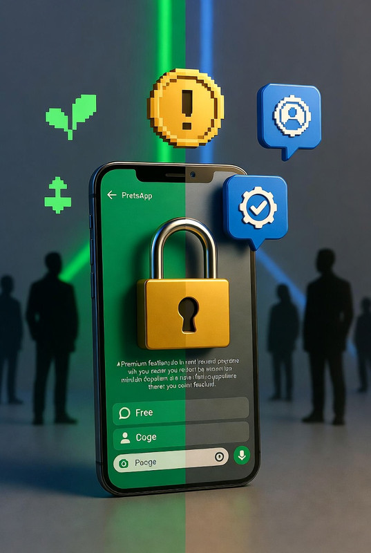 A Meta quer cobrar pelo WhatsApp. De novo. Mas dessa vez não é o app inteiro — é o “upgrade” que ninguém pediu.