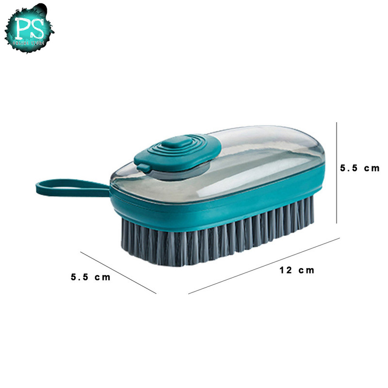 3pc Multifunctional Portable Brush Clothes Shoes Hydraulic Washing Hand Brush Kitchen Bathroom 