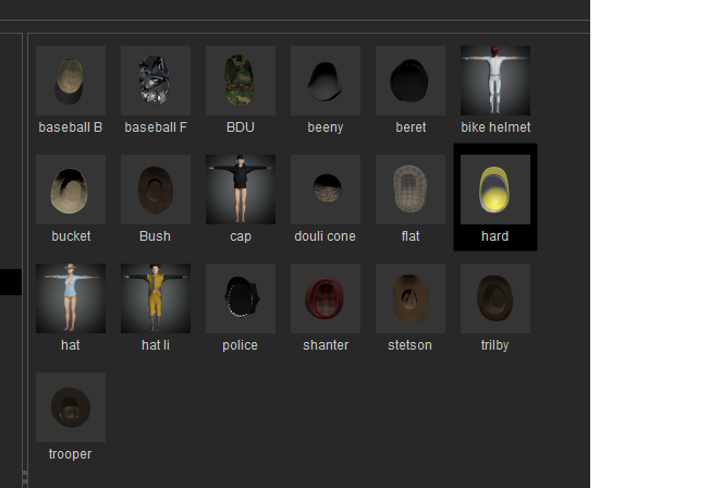 [ Reallusion Hat ] Bundle Hat (19 Hat)