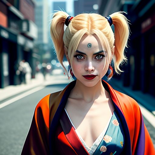 Harley-Quinn-wearing-a-kimono-37