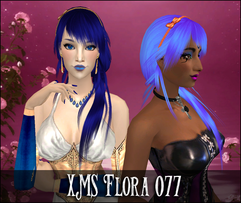 XM Sims Flora 077 hair preview