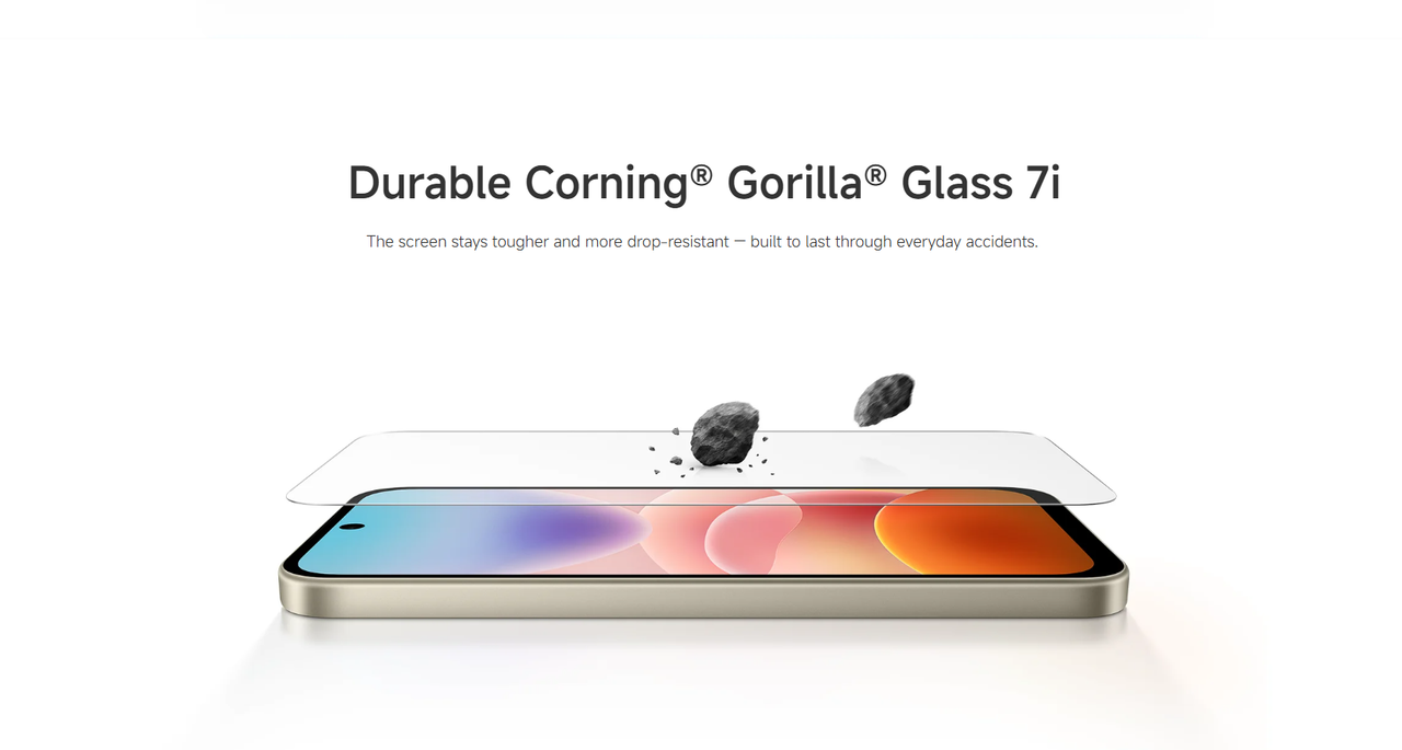 Corning Gorilla Glass 7i Protection