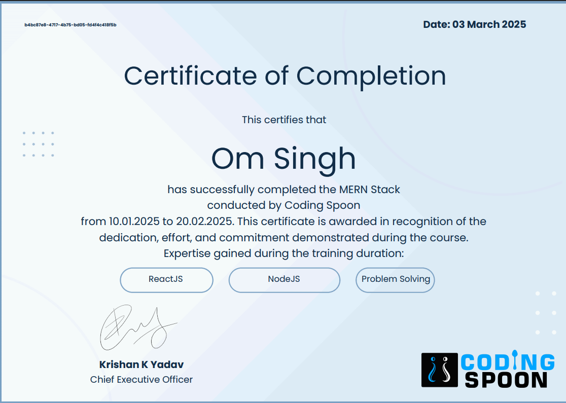 MERN Stack Development