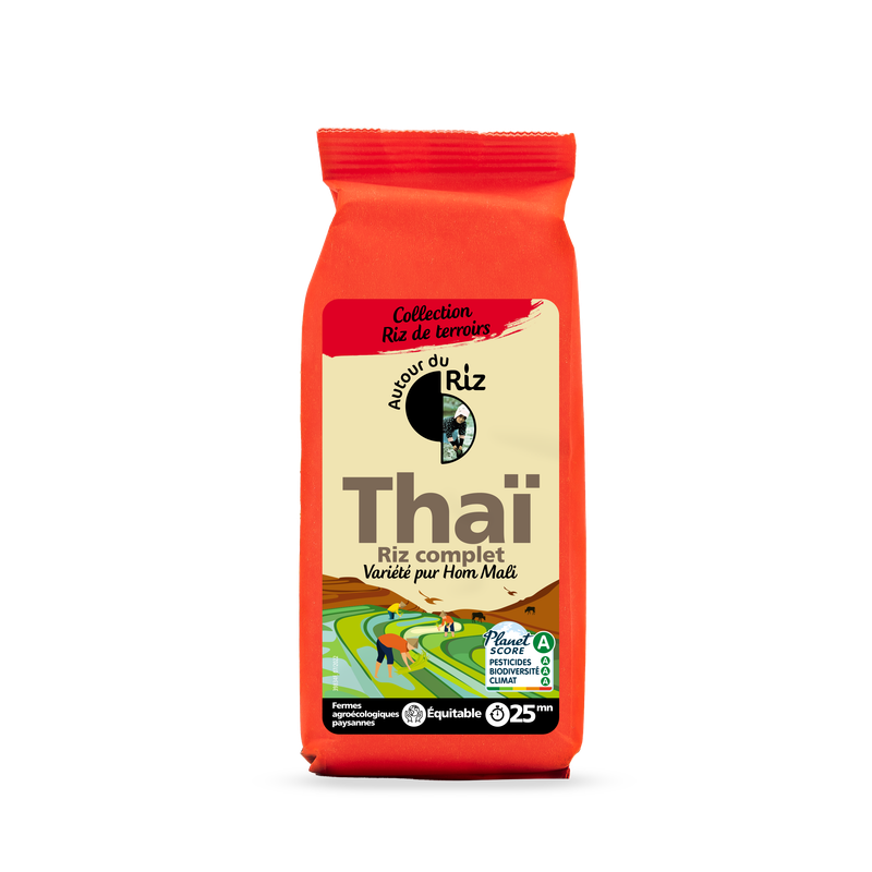 Riz thaï complet Commerce équitable, Autour du Riz, 500g