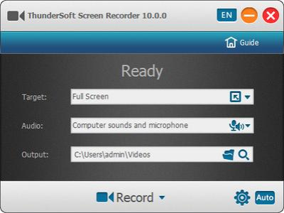 ThunderSoft Screen Recorder 10.0.0