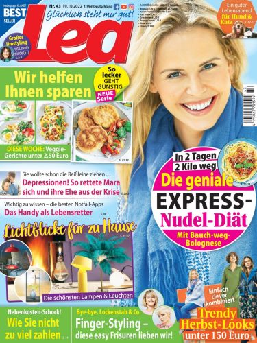 Cover: Lea Frauenzeitschrift No 43 vom 19  Oktober 2022