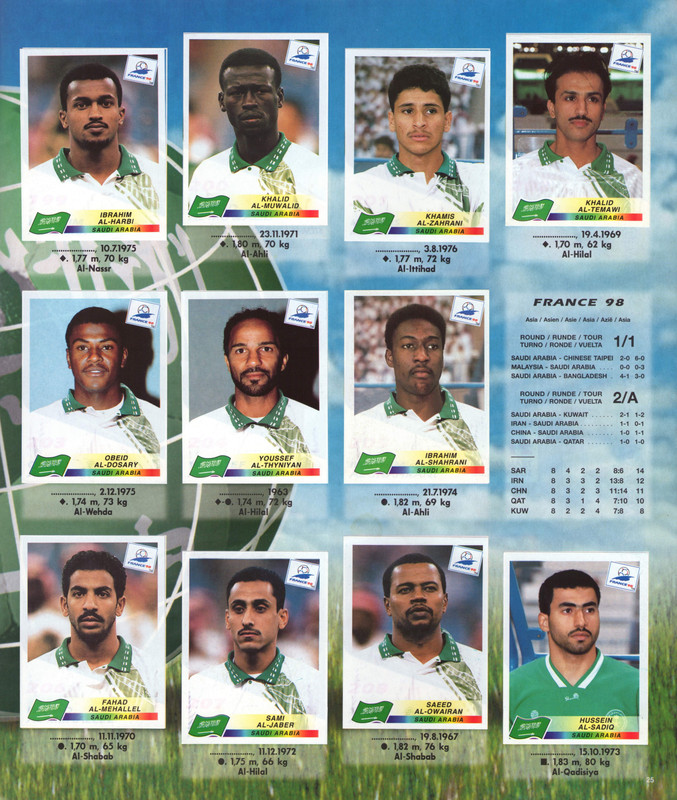 FIFA World Cup 1998 France (Panini) 27